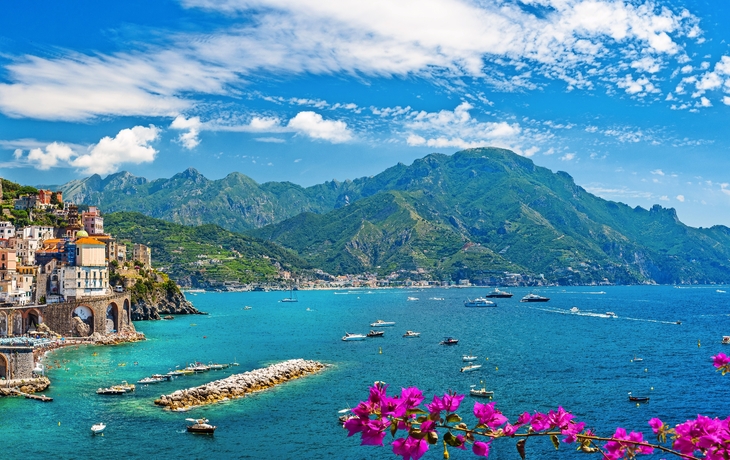 Atrani an der Amalfiküste, Italien