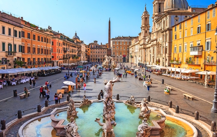 Piazza Navona in Rom, Italien