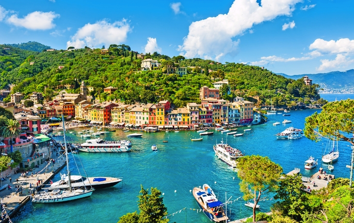 Aussicht auf Portofino