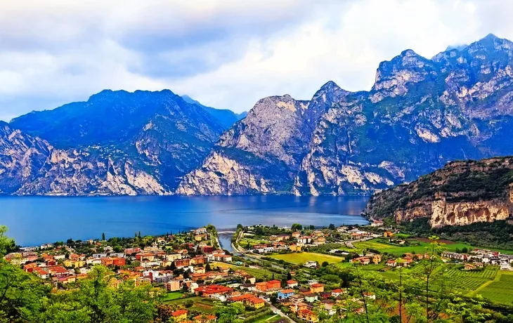 Riva del Garda in der Provinz Trentino am Gardasee, Italien