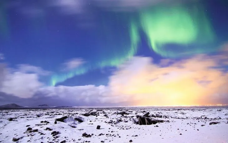 Nordlicht auf Island