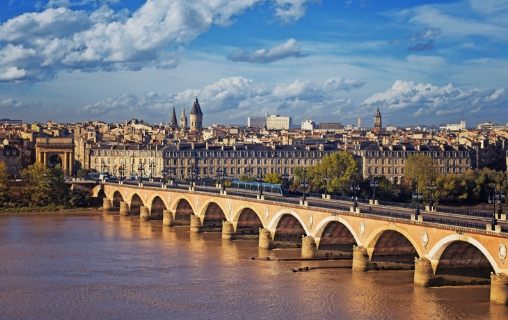 Bordeaux von oben gesehen