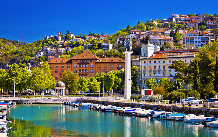 Rijeka an der Kvarner Bucht