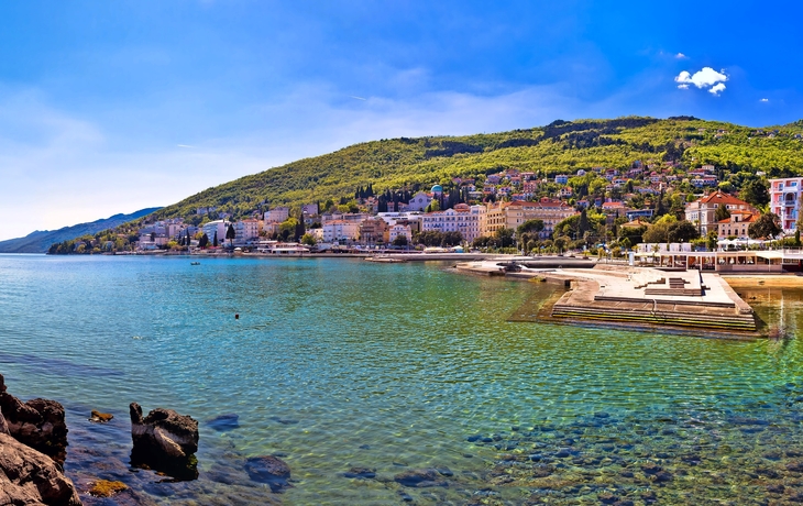 Panoramablick über Opatija