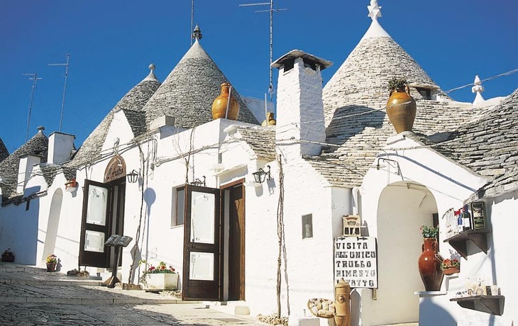 Trulli-Häuser in Apulien