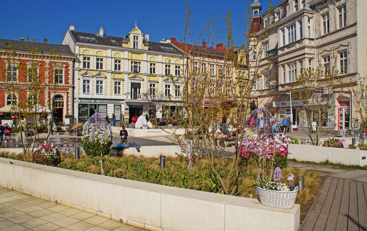 Marktplatz in Swinemünde