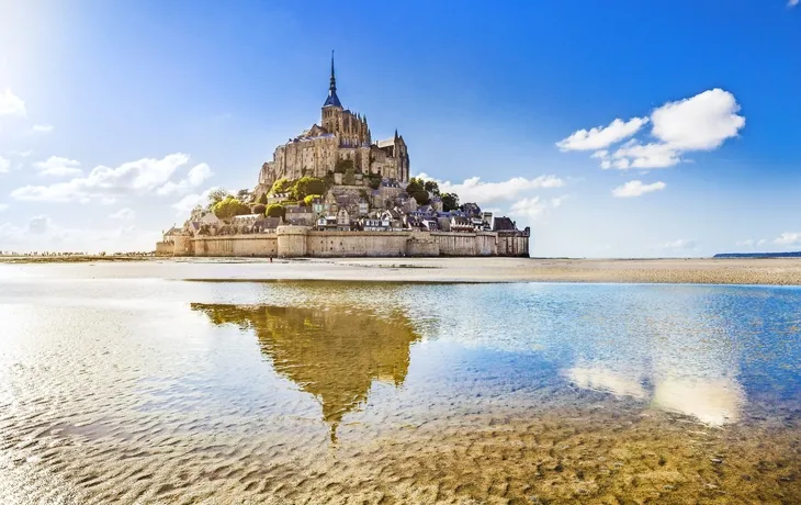 Mont Saint-Michel in der Normandie, Frankreich