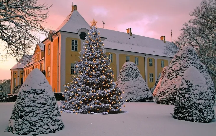 Schloss Gavnö im Winterkleid