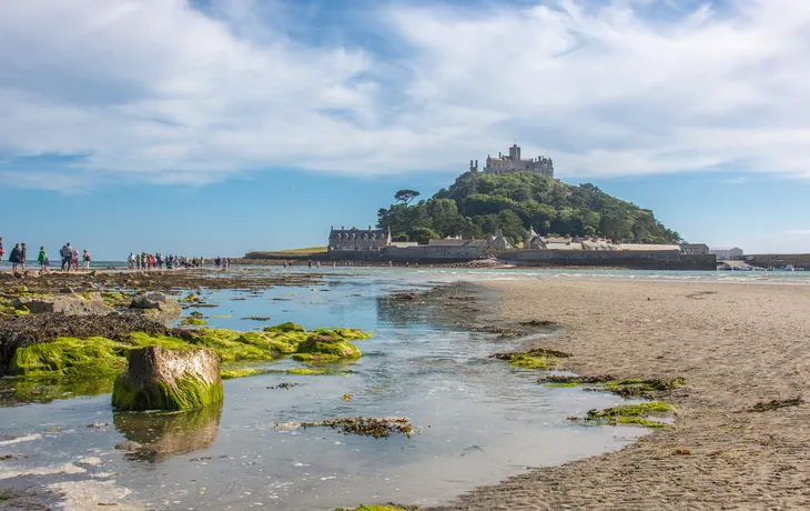 Sankt Michael's Mount - eine Gezeiteninsel vor der Küste Cornwalls