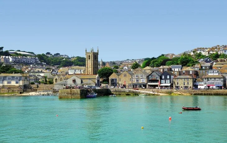 Hafen von St. Ives Cornwall England 