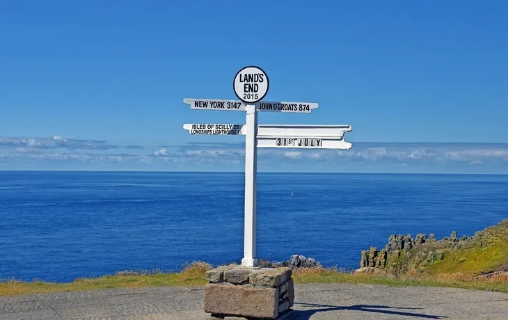 Land's End in Cornwall, England