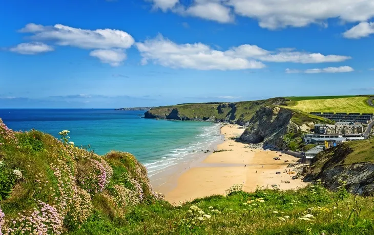 Küste von Newquay in Cornwall