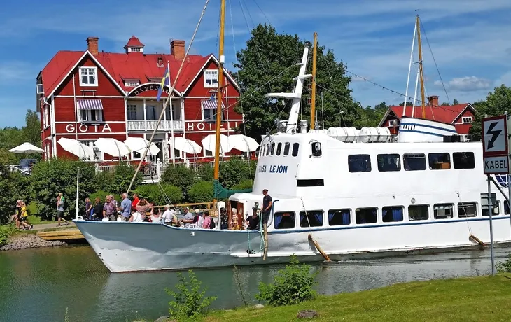 Schiffsfahrt auf dem Göta Kanal