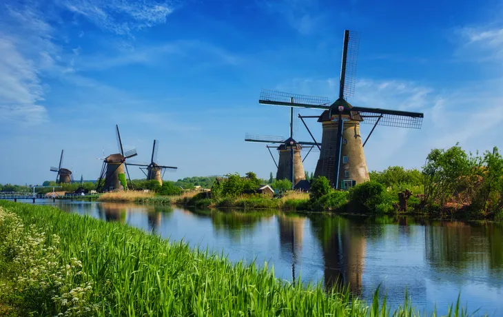 Kinderdijk in Südholland, Niederlande