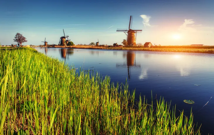 Kinderdijk in Südholland, Niederlande