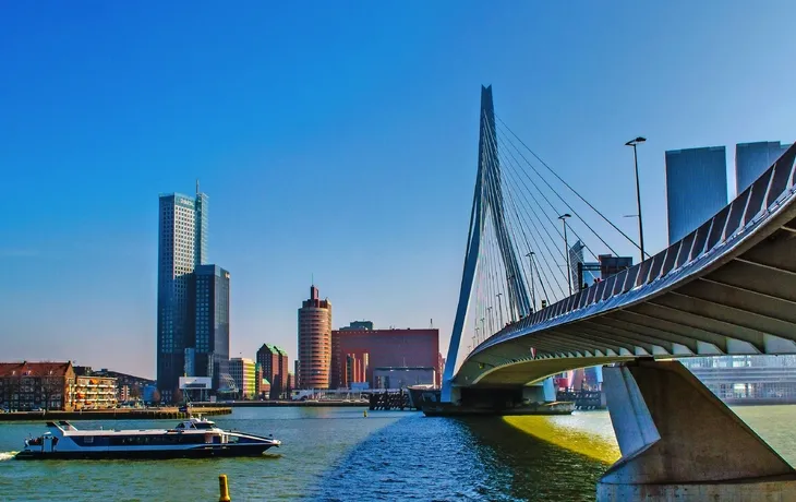 Erasmusbrücke in Rotterdam in den Niederlanden