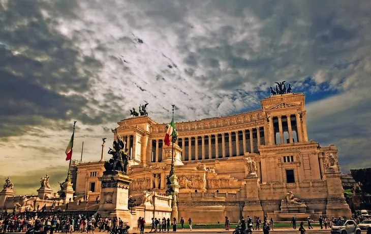 Monumento Nazionale a Vittorio Emanuele II in Rom, Italien