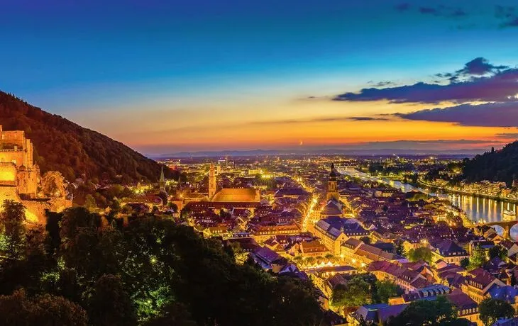 Heidelberg bei Nacht