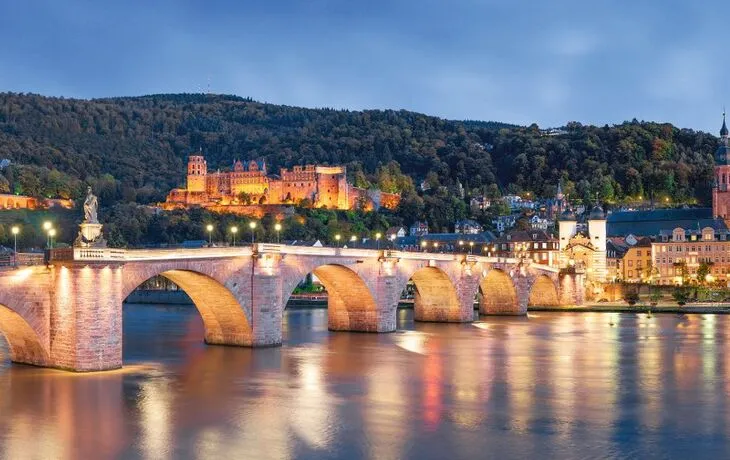 Heidelberg Panorama Nachtaufnahme