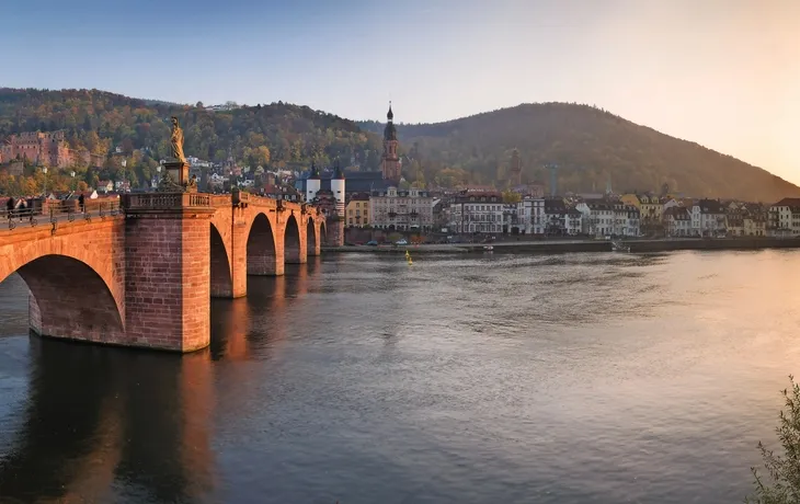 Heidelberg Panorama bei Sonnenuntergang