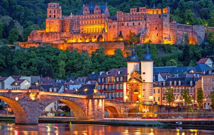 Heidelberg bei Nacht