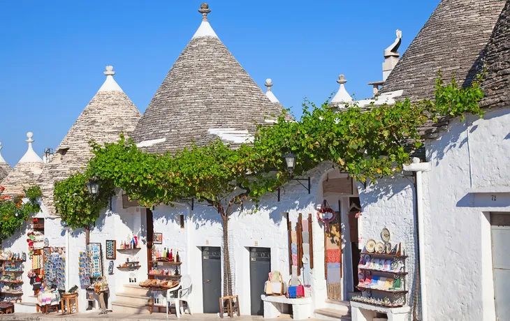 Alberobello in Apulien, Italien