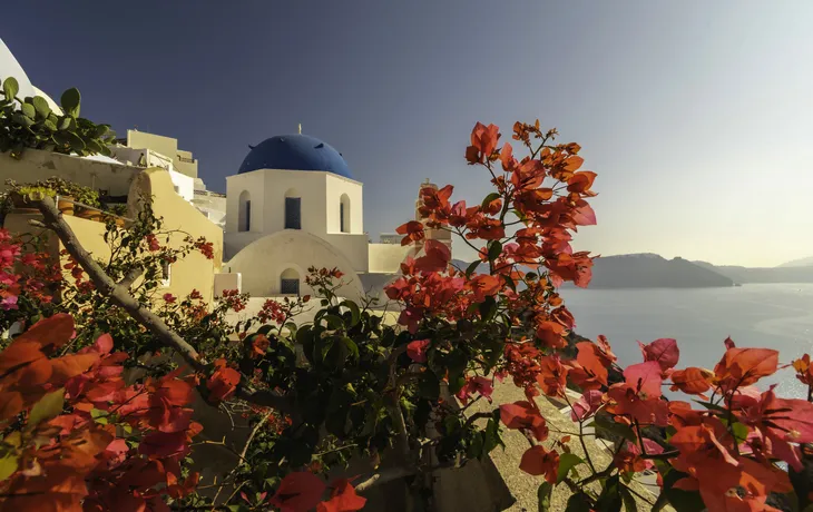 die griechische Insel Santorini