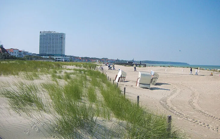 Das Luxushotel Neptun direkt am Strand