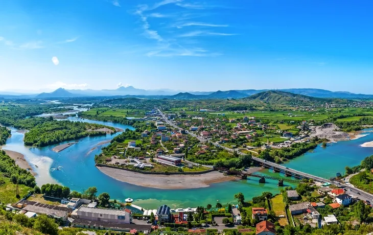 Panoramablick auf Shkodra