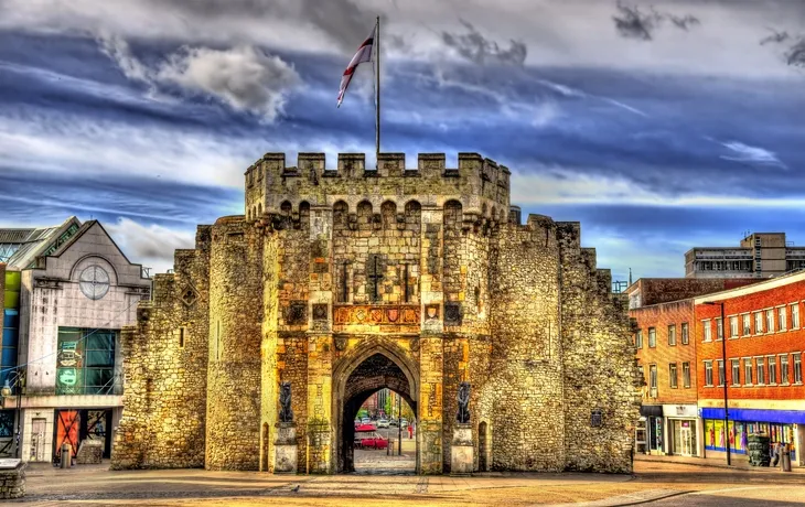 Bargate - ein mittelalterliches Torhaus in Southampton, England