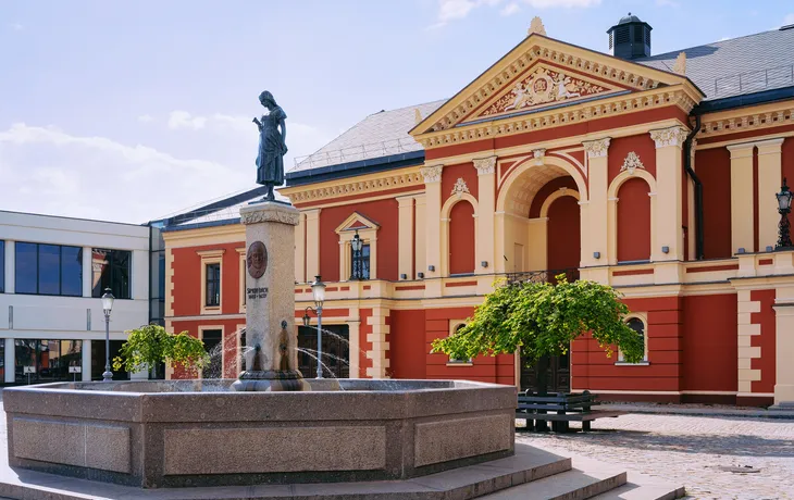 Theater in der Altstadt von Klaip?da in Litauen