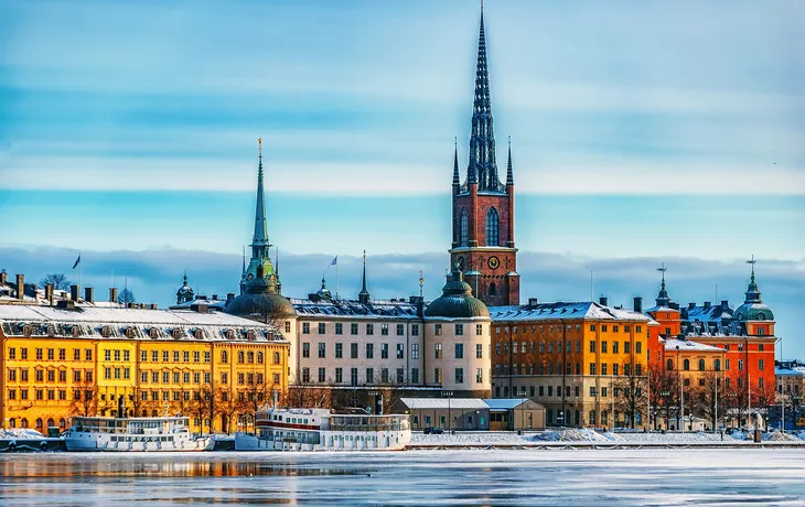 Stockholm Gamla Stan Winter Landscape