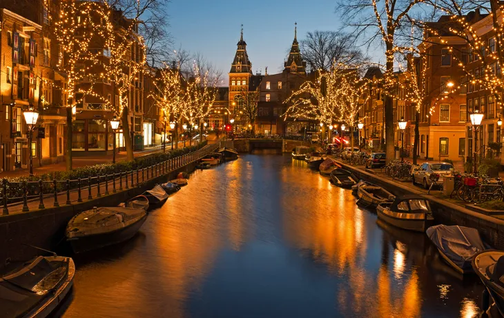 Weihnachtszeit in Amsterdam