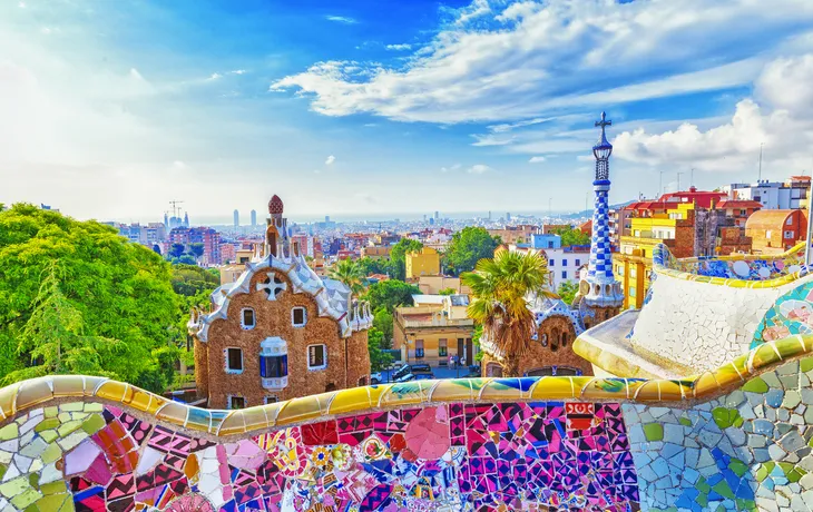 Park Güell in Barcelona, Spanien