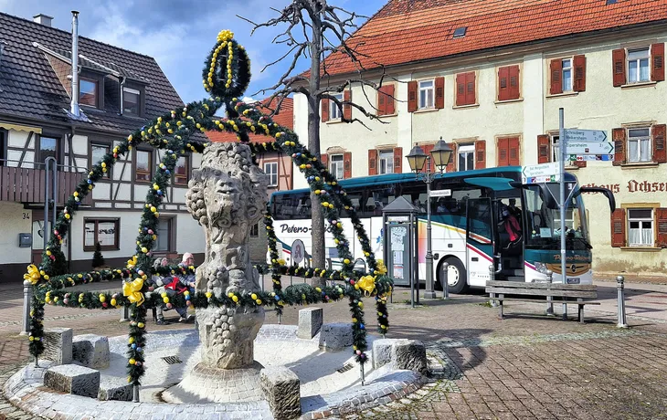 Osterbrunnen in Franken