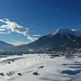 Winterpanorama in Tirol nahe Imst